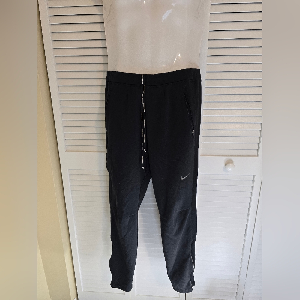 Nike Running Men's Dri Fit Track Tight Pants 684702-010 size Medium